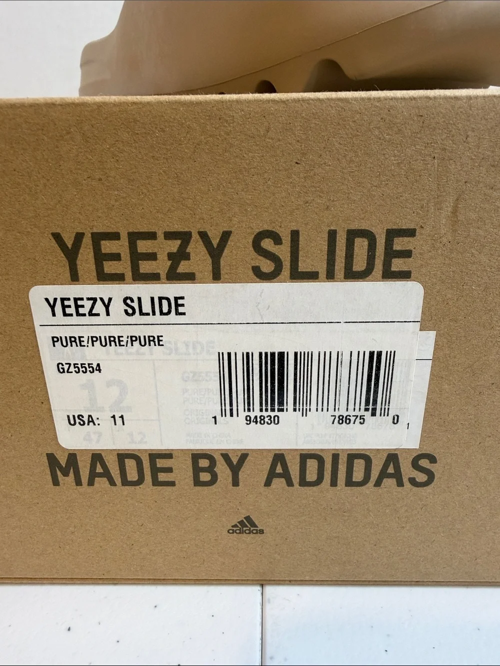 Yeezy Slide Pure by Adidas